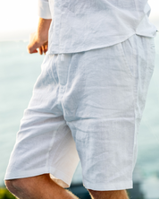 Casablanca - Shorts Premium em Linho