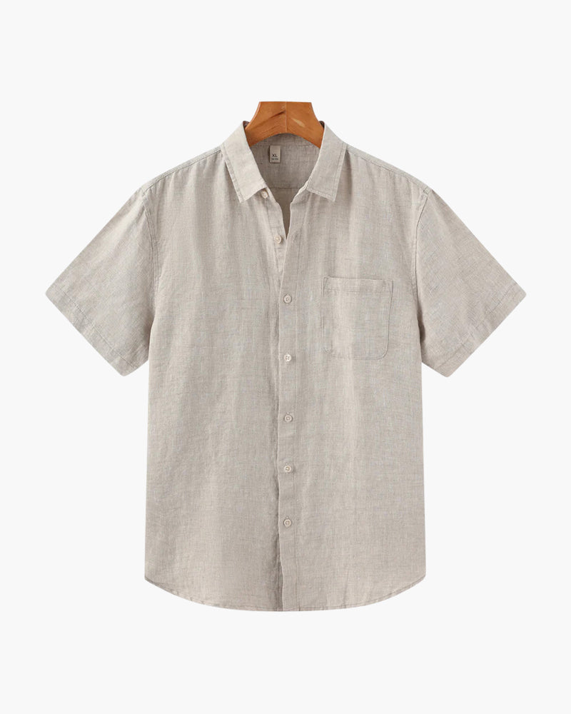 Cape Town - Camisa em Linho (Manga Curta)