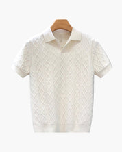Polo Tricô Texturizado Assinatura