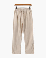 Calça de Linho Masculina Old Money — Elegância Atemporal