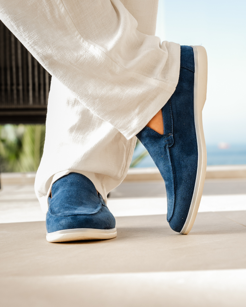 Old Money Suede Loafers — Elegância Sem Esforço
