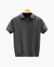 Polo Tricô Texturizado Assinatura