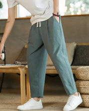 Cancún - Calça Pantalona em Algodão