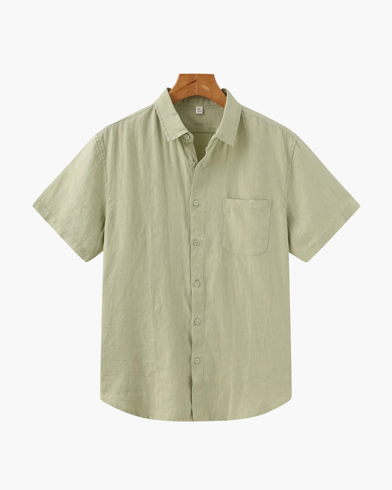 Cape Town - Camisa em Linho (Manga Curta)