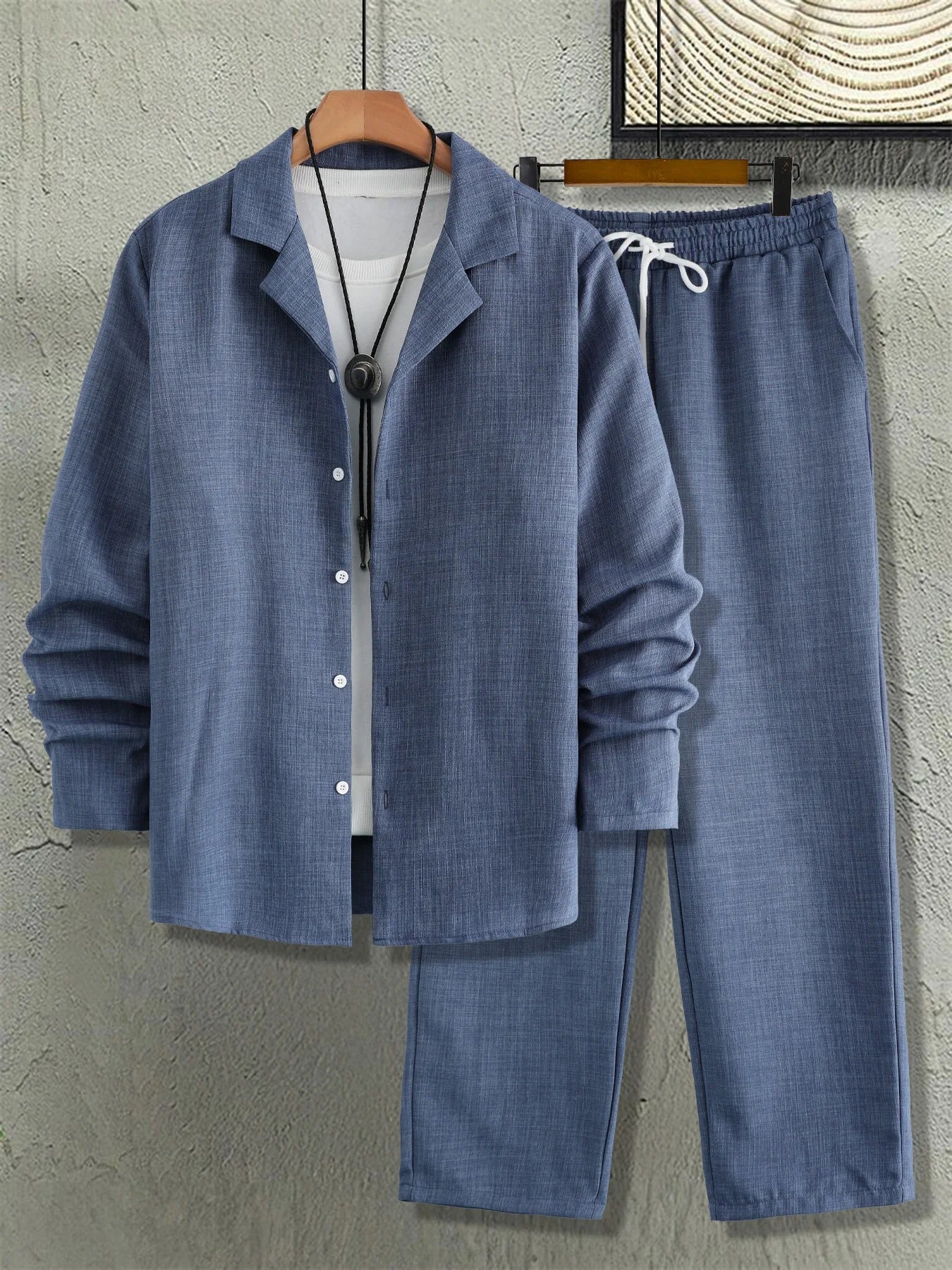 Conjunto Masculino Gola Cubana Texturizada