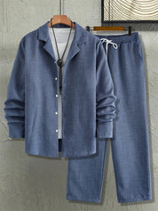 Conjunto Masculino Gola Cubana Texturizada