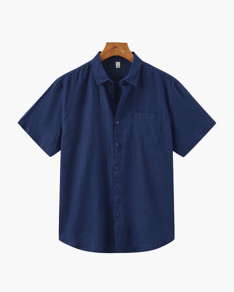 Cape Town - Camisa em Linho (Manga Curta)