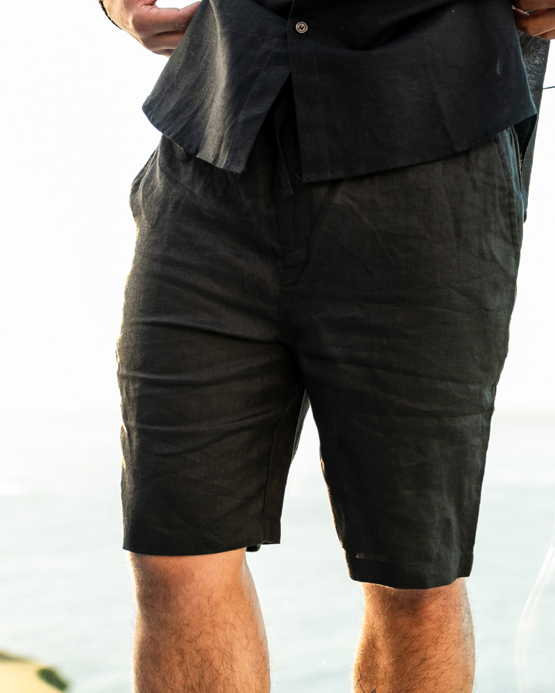 Casablanca - Shorts Premium em Linho