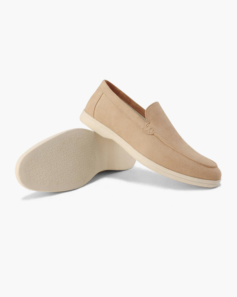 Old Money Suede Loafers — Elegância Sem Esforço