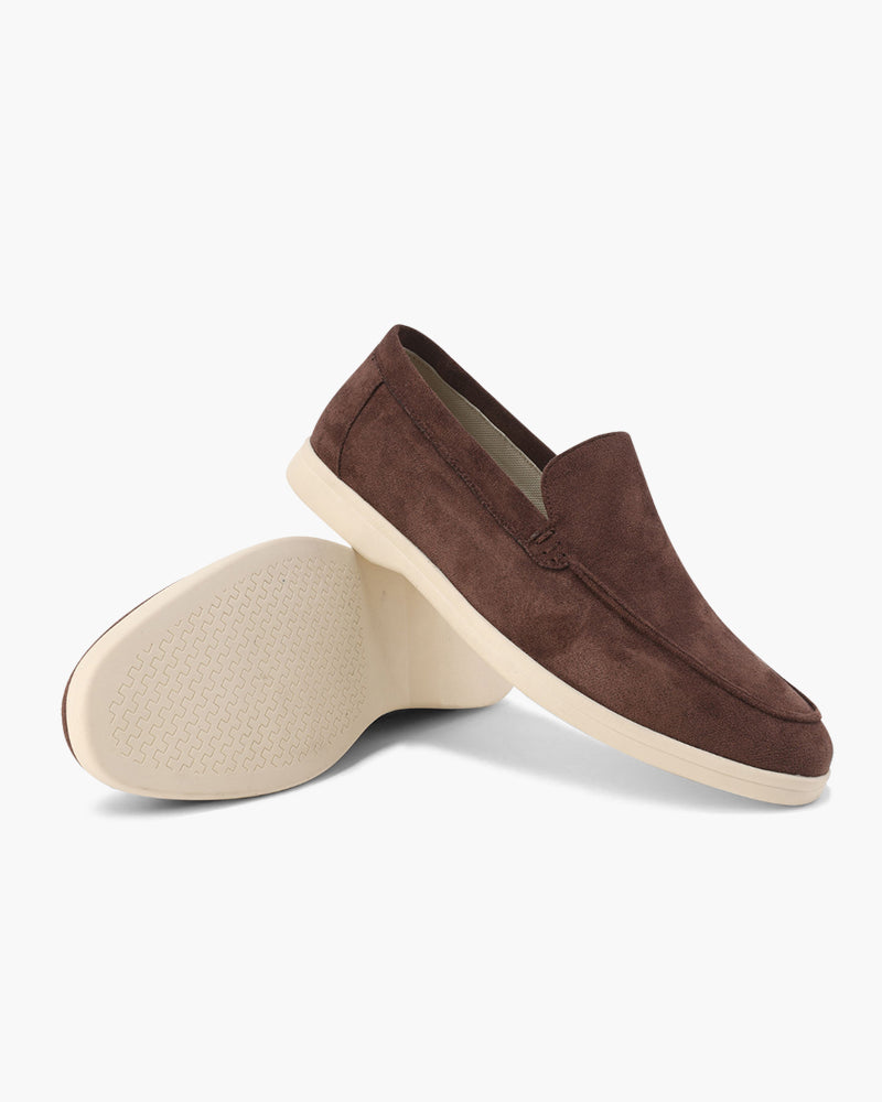Old Money Suede Loafers — Elegância Sem Esforço
