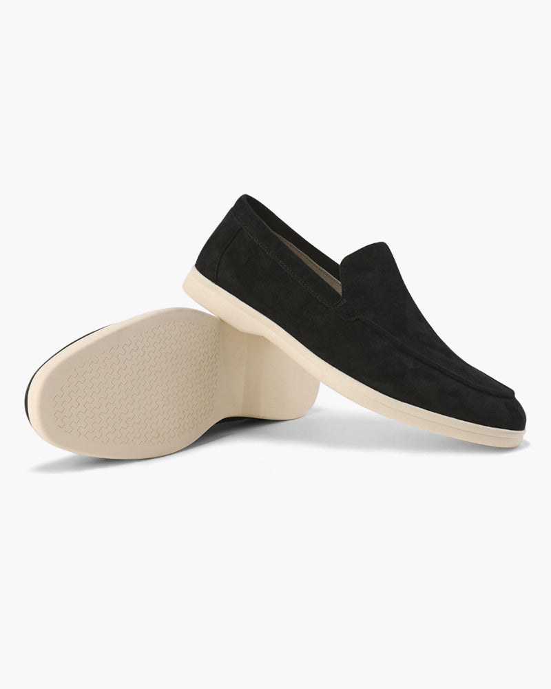 Old Money Suede Loafers — Elegância Sem Esforço