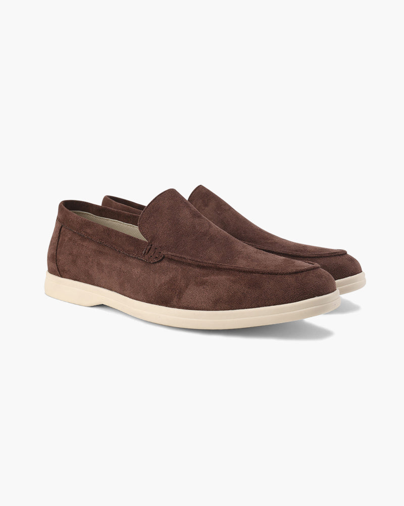 Old Money Suede Loafers — Elegância Sem Esforço