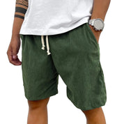 Shorts Calvin Veludo Cotelê com Cordão