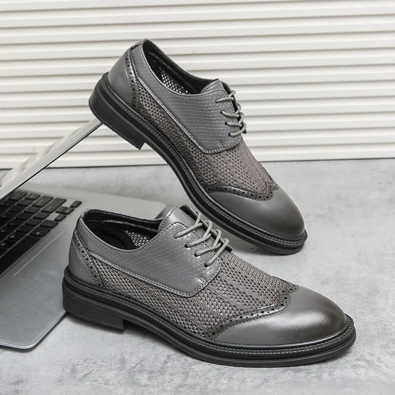 Sapato Social Belmont Mesh Oxfords