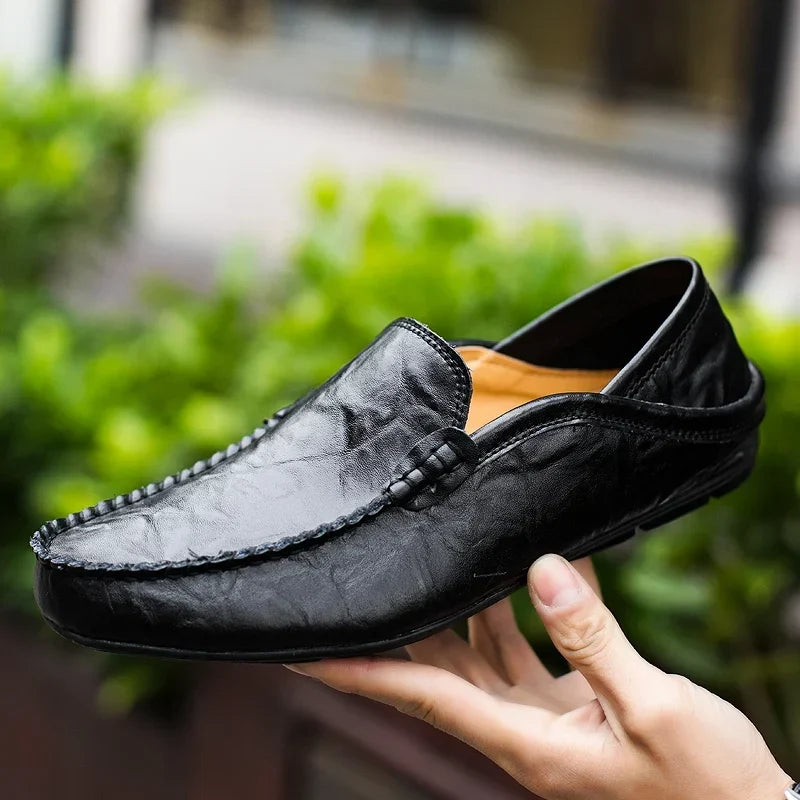 Mocassim Aurelio V2 Italiano em Couro 100% Legítimo