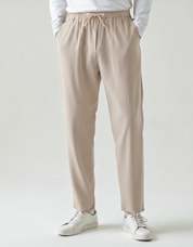 Calça de Linho Masculina Old Money — Elegância Atemporal