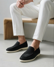 Old Money Suede Loafers — Elegância Sem Esforço