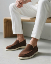 Old Money Suede Loafers — Elegância Sem Esforço