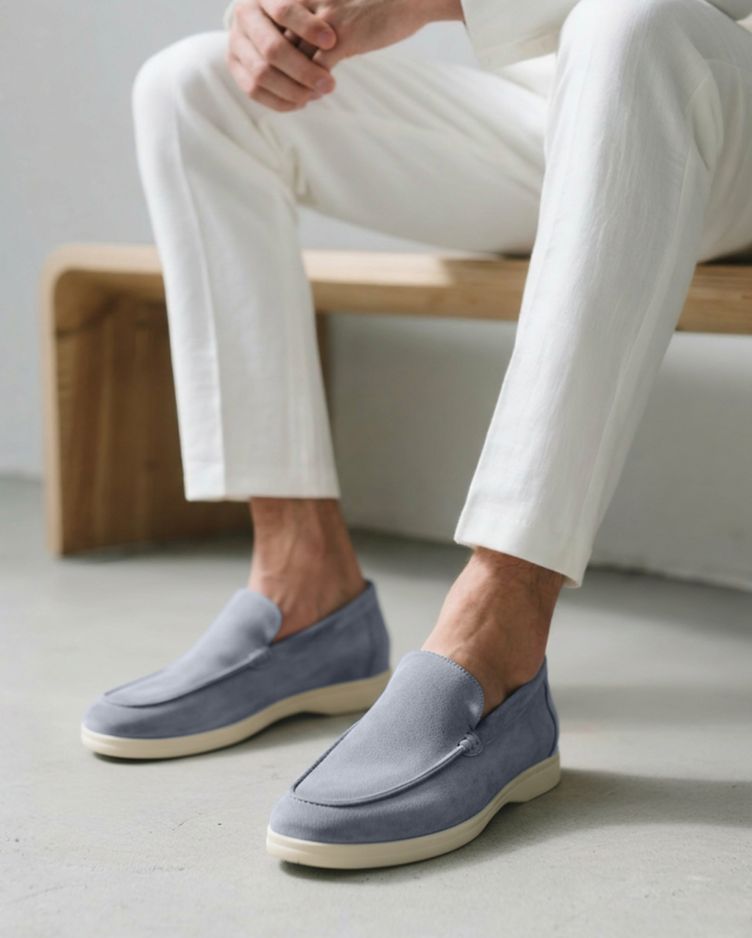 Old Money Suede Loafers — Elegância Sem Esforço