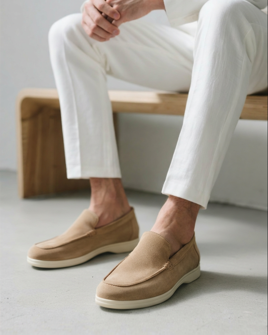Old Money Suede Loafers — Elegância Sem Esforço