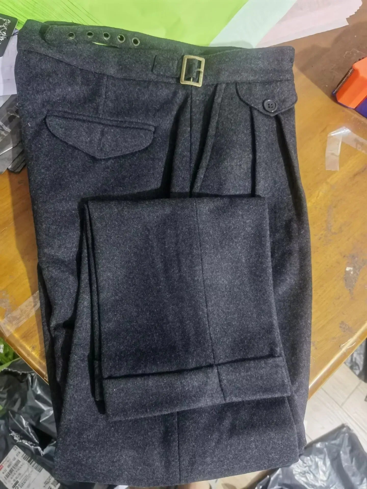 Calças Gurkha Windsor de Lã