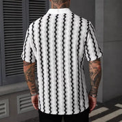 Camisa Tricô Listras Xadrez Vintage
