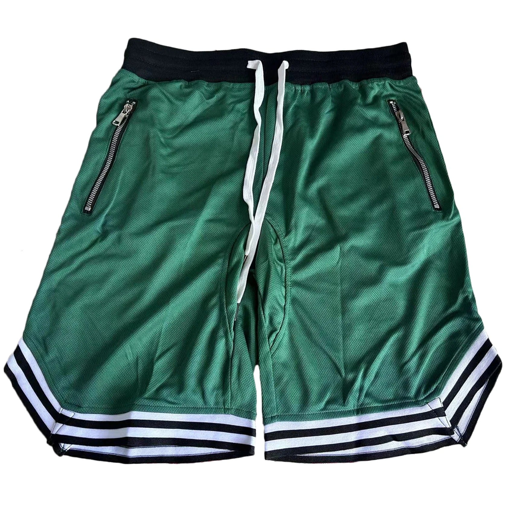 Shorts Esportivo com Cordão e Bolso Zíper