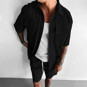 Conjunto Masculino Veludo Cotelê Branco