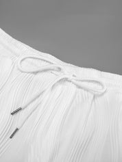 Conjunto Masculino Textura Ondulada Branco