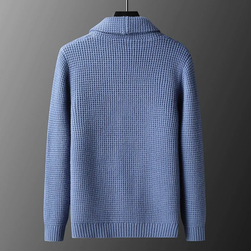 Cardigan Linden Tricô Grosso em Lã