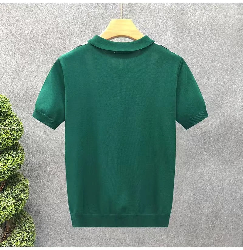Polo Tricô Listrada Zíper