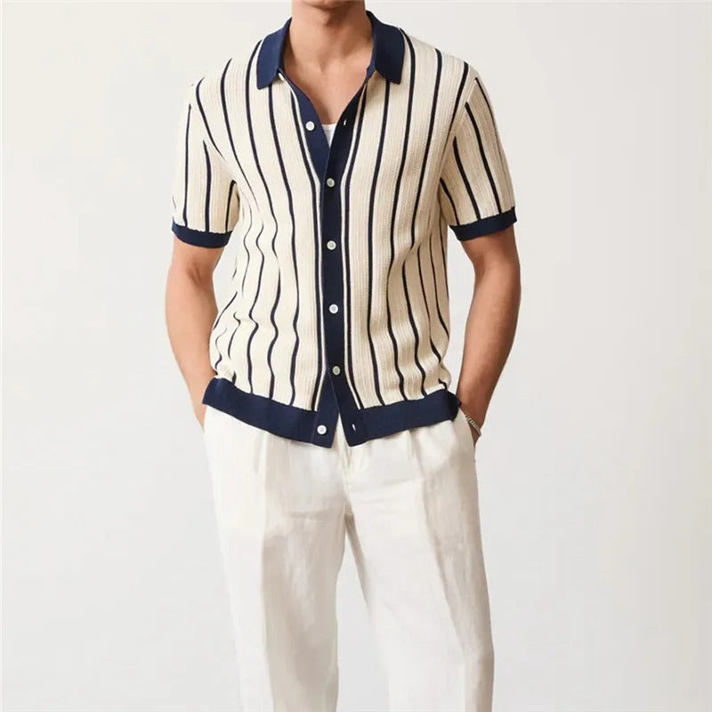 Polo Tricô Listrada Retrô