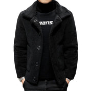 Jaqueta Masculina Acolchoada Inverno com Forro de Lã Dupla Face