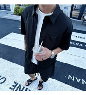 Conjunto Masculino em Linho Preto