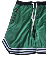 Shorts Esportivo com Cordão e Bolso Zíper
