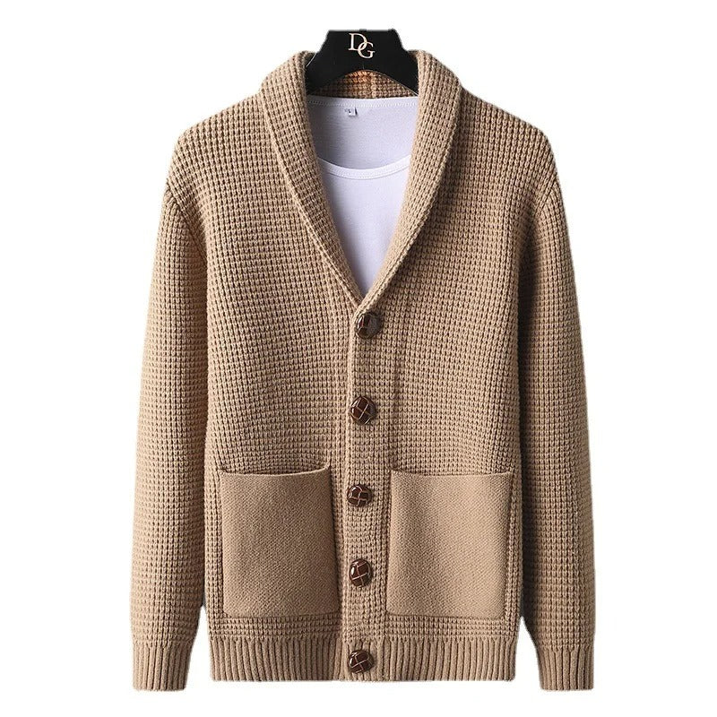 Cardigan Linden Tricô Grosso em Lã
