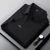 Polo Masculina Casual Cor Sólida