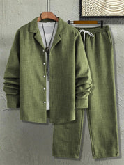 Conjunto Masculino Gola Cubana Texturizada
