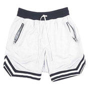 Shorts Esportivo com Cordão e Bolso Zíper