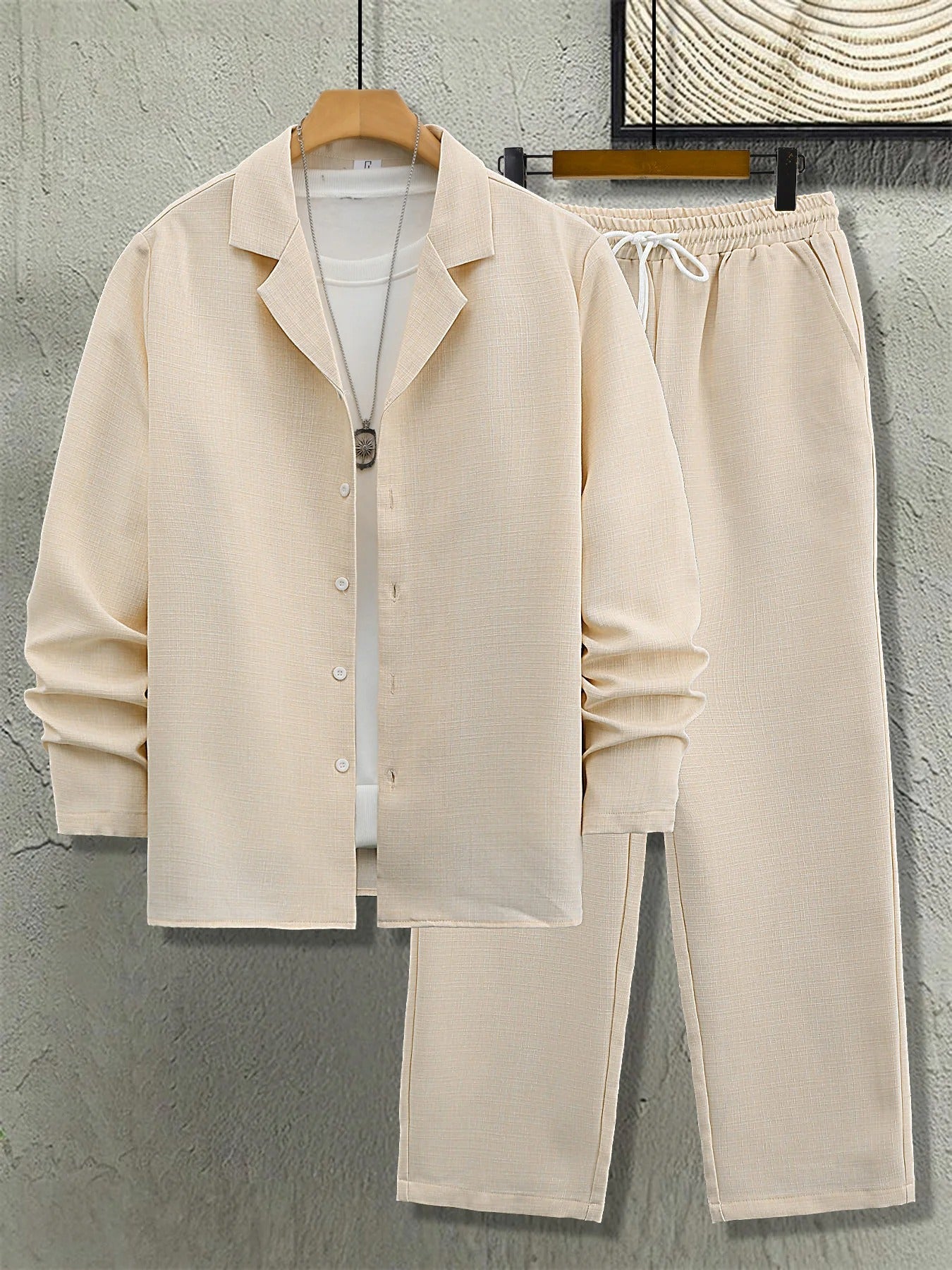 Conjunto Masculino Gola Cubana Texturizada