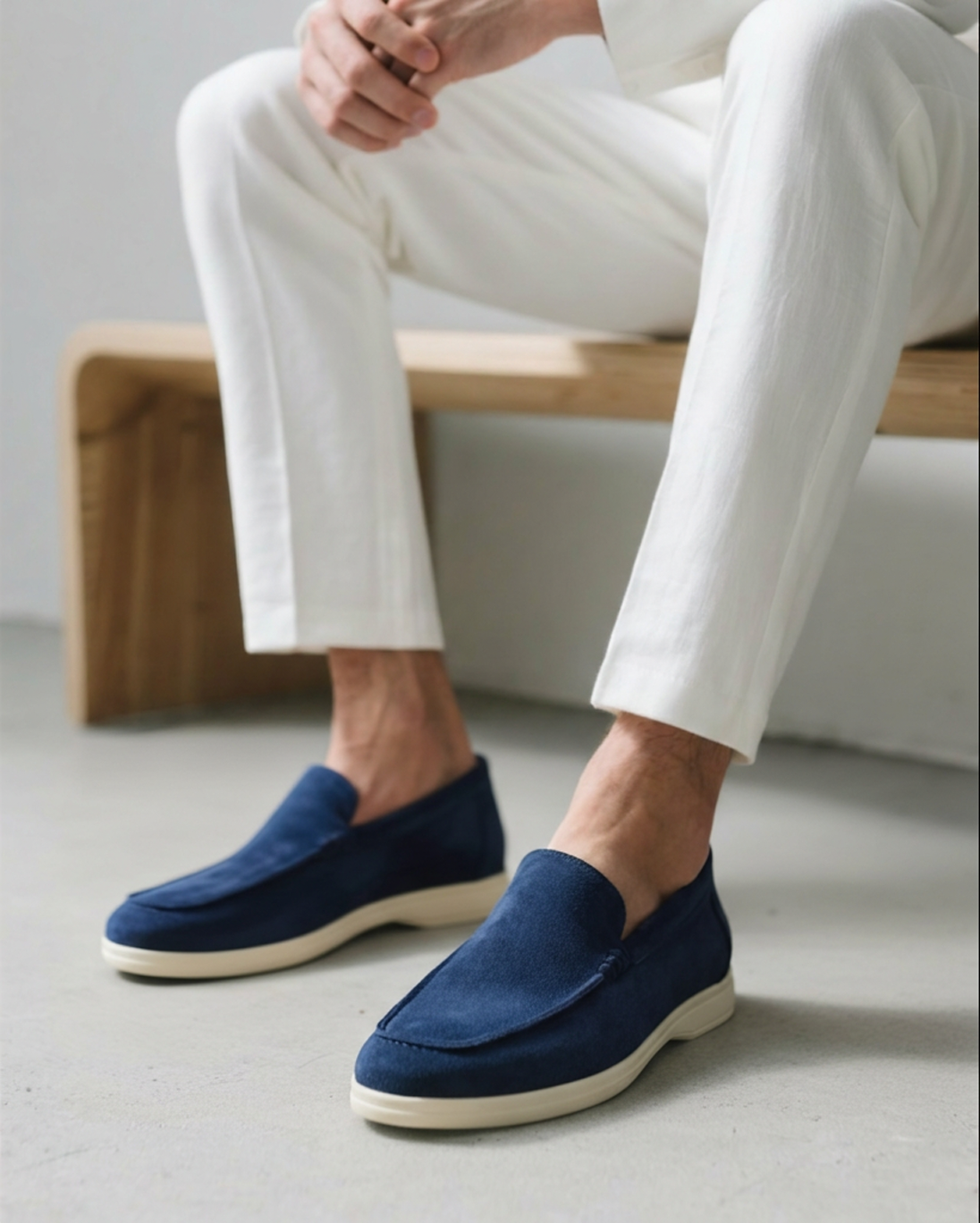 Old Money Suede Loafers — Elegância Sem Esforço