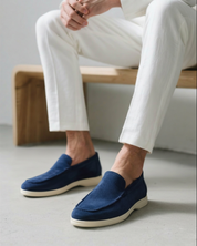 Old Money Suede Loafers — Elegância Sem Esforço
