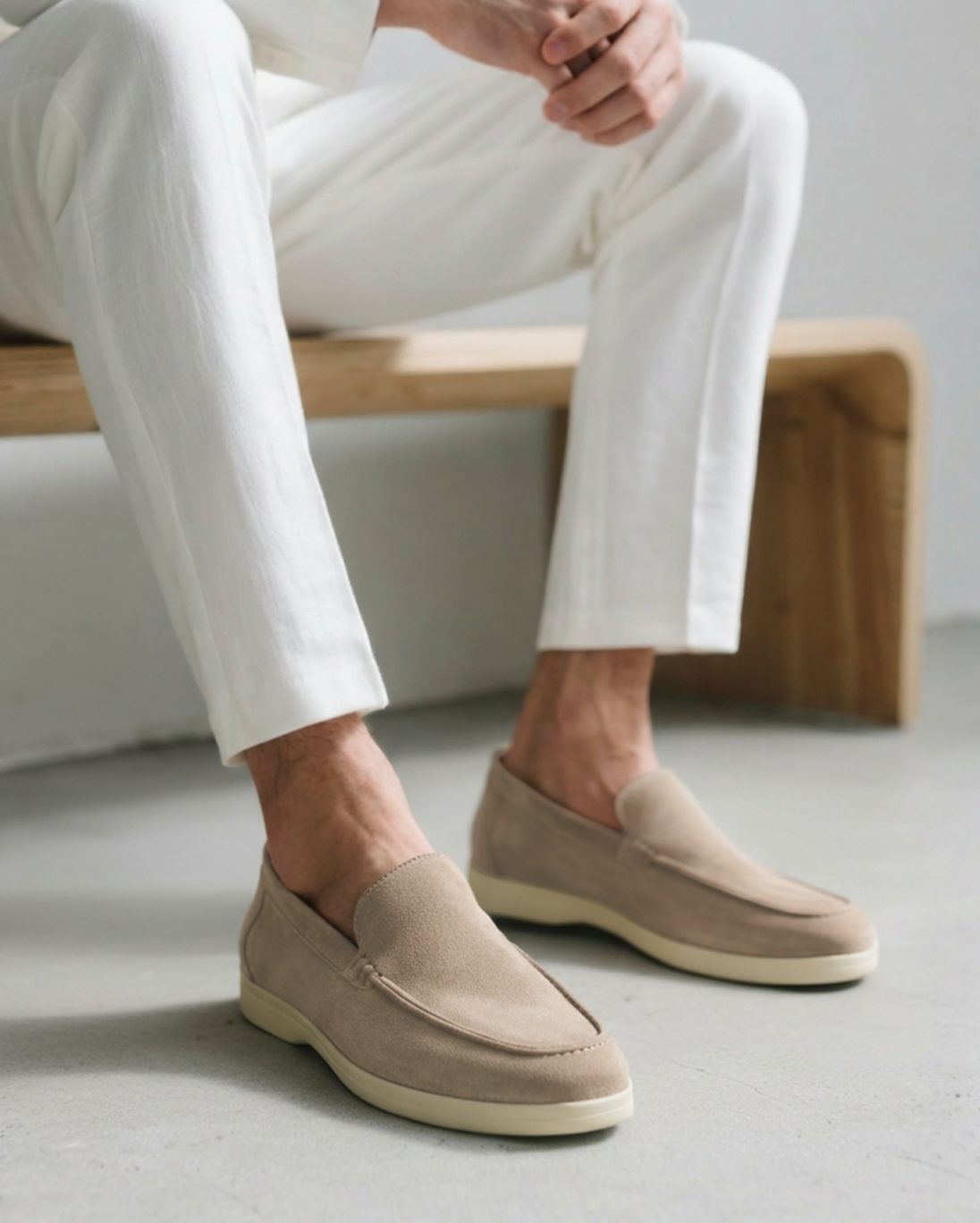 Old Money Suede Loafers — Elegância Sem Esforço